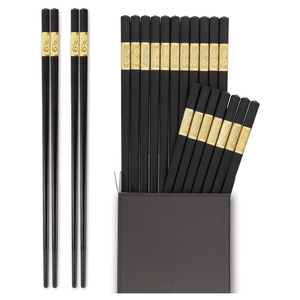 Juego de palillos de lujo ecológicos con logotipo personalizado para restaurante chino, diseño de aleación para hotel, estilo chino nuevo, para bodas - Product Image 1