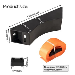 Supports muraux pour bouteilles, supports de réservoir de propane, supports de montage pour bouteilles de gaz ABS durables (avec vis et 3 angles fixes) - Product Image 6