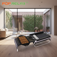 Table de massage électrique professionnelle Master V4 avec rouleaux de jade, chauffage infrarouge et dossier réglable pour la physiothérapie et le bien-être