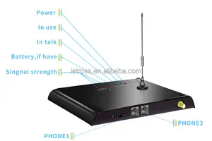 Sıcak satış abd/ab 4G ETROSS 8848 VOLTE alarm sistemi için sabit kablosuz terminal gsm çevirici/analog telefon/pbx