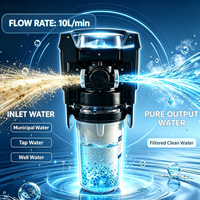 Filtre à eau pour toute la maison, grande bouteille, cartouche à remplacement rapide en 5 secondes, purificateur d'eau central, remplacement facile