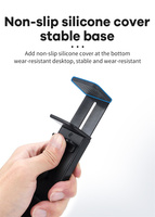 Support de téléphone portable pour avion, support de voyage portable, support de bureau, support pliable réglable et rotatif pour selfie, support de siège de train