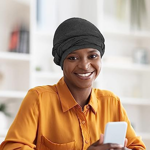 FF1490 Bandeaux en satin torsadé doublés, Durags extensibles, Bonnets de nuit, Couvre-cheveux, Bandeaux <span class=keywords><strong>Halo</strong></span> Turban pour hommes et femmes - Product Image 2