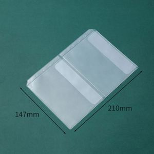 Clear Zipper <b>Binder</b> Pocket 6-Ring Loose Leaf Pouch with Custom Printing for A5/A6 Planners & <b>Notebooks</b>-Promotional Use - Product Image 5