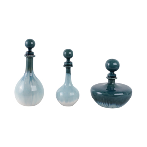 Set di vasi in ceramica per decorazioni per la casa, soggiorno, camera da letto, ufficio, tavolo, vaso per fiori in gres. - Product Image 3