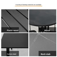 Table pliante d'extérieur pas chère, tables pliantes en aluminium, table pliable durable et légère pour jardin, balcon, café, terrasse, OEM ODM