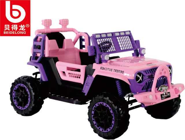 Remote Controlled Electric Toy Car for Adults Children Battery-Powered Off-Road Ride for 2-4 Years Plastic Material Ride Style
