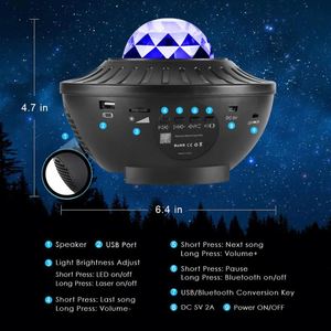 Wholesale Starry Sky Light USB Bluetooth Music Ripple Full Sky Starry Sky Light Indoor Atmosphere Light - Product Image 4