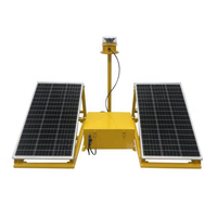 TY2WR L856 Feu d'obstruction solaire LED haute intensité (Type A), Lampe d'aviation, Système d'avertissement aérien, Feu d'aviation pour tour