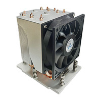 4U Server SP5 CPU Cooler Fan 4pin Silent Fan PWM Radiator Cpu Processor Fan Heat Sink