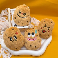 Porte-clés en peluche pomme de terre de dessin animé, motif Halloween, avec expression amusante, pendentif en peluche doux pour sac à dos, cadeau en gros