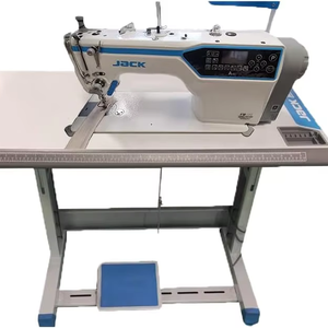 Máquina <span class=keywords><strong>de</strong></span> Coser <span class=keywords><strong>Industrial</strong></span> <span class=keywords><strong>de</strong></span> Cama Plana Jack A4E Usada con Certificación CE, <span class=keywords><strong>de</strong></span> Una Sola <span class=keywords><strong>Aguja</strong></span>, Programable, con Servomotor y Material Metálico - Product Image 1