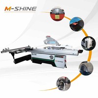 Sierra de mesa deslizante de alta resistencia MS 6130, estilo europeo, para corte de paneles de madera y muebles