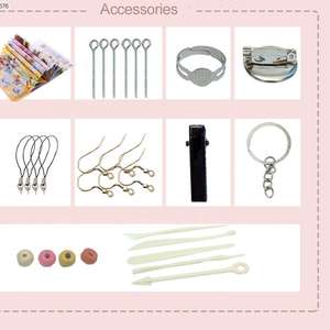 ชุดดินน้ำมันทำด้วยโพลิเมอร์32สีชุดทำแบบจำลองเตาอบแบบนิ่ม - Product Image 5