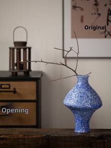 Soiltoware Vase de table hydroponique <span class=keywords><strong>en</strong></span> céramique de Jingdezhen 100% fait main, design moderne, non verni, <span class=keywords><strong>pot</strong></span> de fleurs 5cm x 5cm - Product Image 5