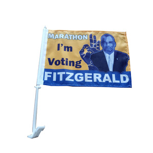 Bendera Israel Saudi Amerika dua sisi kustom dengan tiang plastik untuk tampilan jendela mobil untuk agen perjalanan - Product Image 3