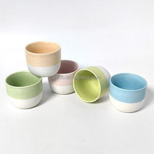 Tazze da Espresso in Gres <span class=keywords><strong>Senza</strong></span> Manico, Multicolore, Mini Tazze in Ceramica per Caffè e Matcha da 150ml per Casa e Caffetteria - Product Image 5