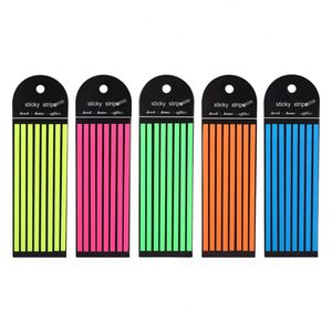 Fluorescent Color Highlighter Strips Self-Adhesive Transparent Note Paper Tabs Note Annotating School Office Home Use Brand - Product Image 3