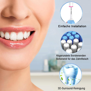 Têtes de rechange pour brosse à dents électrique, fournisseur de têtes de brosse douces pour un nettoyage en douceur, accessoires compatibles pour l'hygiène bucco-dentaire - Product Image 5