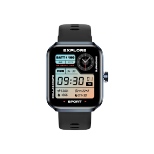 Montre connectée avec écran tactile HD, 350 mAh, étanche, compatible Android et iPhone, charge magnétique, rappel d'appels, alarme, calendrier, HW007 - Product Image 1