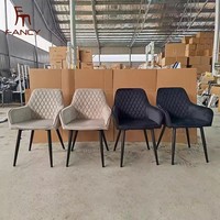 Luxuriöser Ergonomischer Sessel, Esszimmerstuhl mit Samtsitz, Tragbares Umweltfreundliches Design für Zuhause, Büro, Wohnmöbel und Hotelgebrauch