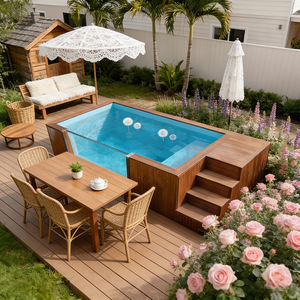 Piscina de Fibra de Vidrio con Forma Personalizada, Superficie Antideslizante y Características de Seguridad Integradas - Product Image 6