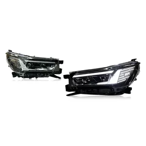 Conjunto de faros delanteros TYPY para Toyota HILUX REVO 2021-2024, modificados con luces LED de alta gama para circulación diurna. - Product Image 6