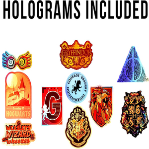 120 pièces <span class=keywords><strong>Harry</strong></span> <span class=keywords><strong>Potter</strong></span> autocollants en vinyle ensemble d'autocollants de dessin animé uniques pour bouteilles d'eau, ordinateurs portables, téléphones, voitures, sol - Product Image 5