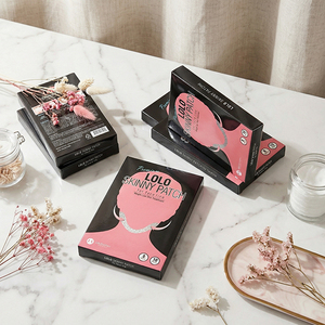 Masque facial liftant LOLOSKINNY Black Edition Lifting V Line, 10 pièces, masque raffermissant pour le menton, pour la réduction du double menton et l'amélioration de l'élasticité - Product Image 3