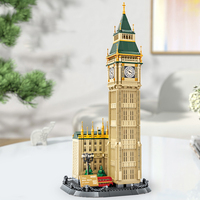 Wange 5216 Modèle en plastique du Big Ben de Londres, blocs de construction, jouet éducatif pour enfants, ensemble de blocs de construction unisexe