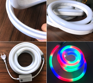 Lampu Neon LED Fleksibel Densitas Tinggi Dapat Dipotong Setiap Meter SMD2835 8mm Diffused IP65 Indoor Outdoor 5000K Daylight Dimmable - Product Image 2
