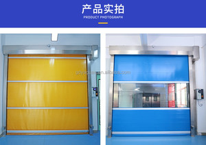 Puerta Rápida para Cuartos Limpios/Puerta Enrollable de Alta Velocidad con Cortina de PVC y Diseño de Barra Antiviento con Radar para Procesamiento de Alimentos - Product Image 5