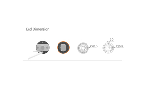 35 mét tuya Wifi hình ống động cơ 5nm tùy chỉnh động cơ hình ống cho cơ giới con lăn màn trập - Product Image 5