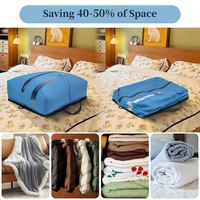 Sacs de compression à suspendre aux quatre coins, en nylon 40D imperméable TPU, pour le camping, la randonnée, les voyages, le rangement des vêtements et des bagages