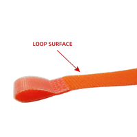 2026 Sangle de fixation de câble en forme de P, réglable et personnalisable, en nylon auto-agrippant