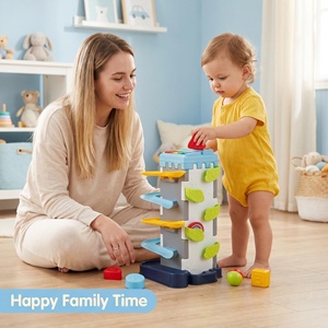 Giocattoli Educativi Dowellin 4 in <span class=keywords><strong>1</strong></span>, Torre di Palline con Musica e Luci, <span class=keywords><strong>Giocattolo</strong></span> Musicale per Bambini e Neonati - Product Image 4