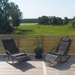 Chaise longue <span class=keywords><strong>de</strong></span> <span class=keywords><strong>jardin</strong></span> moderne pour terrasse extérieure à <span class=keywords><strong>bascule</strong></span> Chaise longue <span class=keywords><strong>de</strong></span> plage pour piscine côté piscine - Product Image 4