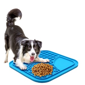 Dog Licking <b>Mat</b> Pet Silicone Slow Food <b>Mat</b> with Suction Cup Non-Slip Anti-Choke <b>Cat</b> Licking Placemat Tableware Supplies - Product Image 5