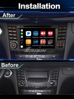 ES9181E Lecteur DVD de voiture Android 16 pouces pour Mercedes Classe E W211 CLS W219 2002-2009 CarPlay sans fil DSP 8 Go 128 Go 4G IPS