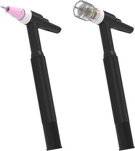 عدسة غاز قصيرة لشعلة لحام تيج من يوويلد # طقم 12 كوب زجاجي من البيركس للاستخدام في اللحام، متوافق مع WP-17/18/26 - Product Image 6