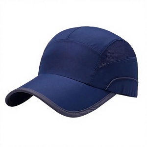 Gorra de béisbol de malla de secado rápido con orificios, diseño de letras, para deportes al aire libre, negocios, de poliéster común, para correr - Product Image 4