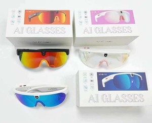 Gafas Inteligentes con Cámara Única, Lente de Espejo Naranja, Marco de Poliuretano para Uso en Exteriores - Product Image 5