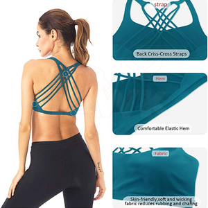 Sujetador deportivo de entrenamiento para gimnasio para mujer, súper suave y transpirable - Product Image 6