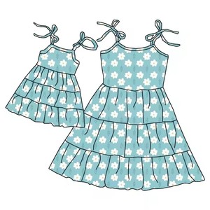 Robe <span class=keywords><strong>d</strong></span>'<span class=keywords><strong>été</strong></span> tendance et confortable pour femme, 95% viscose, 5% élasthanne, tenues de <span class=keywords><strong>famille</strong></span> assorties pour les <span class=keywords><strong>vacances</strong></span> - Product Image 1