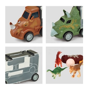 Set Gioco Camion Trasporto Dinosauri con Ruote Libere, Veicolo Giocattolo con Figure di Dinosauri - Product Image 5