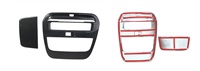 LKK Couvercle de lampe de lecture de toit Accessoires de décoration intérieure Compatible avec Ford F150 2021-2022 (grain en fibre de carbone)