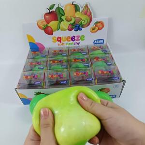 Nouveau produit : Bloc de construction en forme de citron à presser, rempli de sons clairs et façonnable, jouet anti-stress - Product Image 4