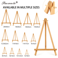 Mini Trípode Panwenbo para Niños y Estudiantes, Caballetes de Mesa para Arte y Manualidades, Caballetes de Mesa de Madera