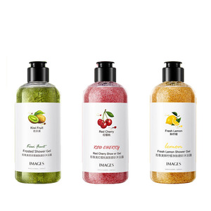 Exfoliante corporal Kiwi Fruit Suavizante Exfoliante Body Wash 300ml Limpieza profunda Fragancia Conservante Fruit Body Wash - Product Image 1