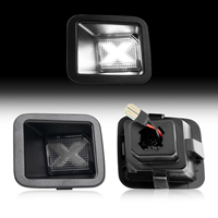 Feux de plaque d'immatriculation LED de style X à lentille transparente pour Ford F250 F350 Super Duty 2017-2019, feux arrière de pick-up HC3B13550AD, 2 pièces